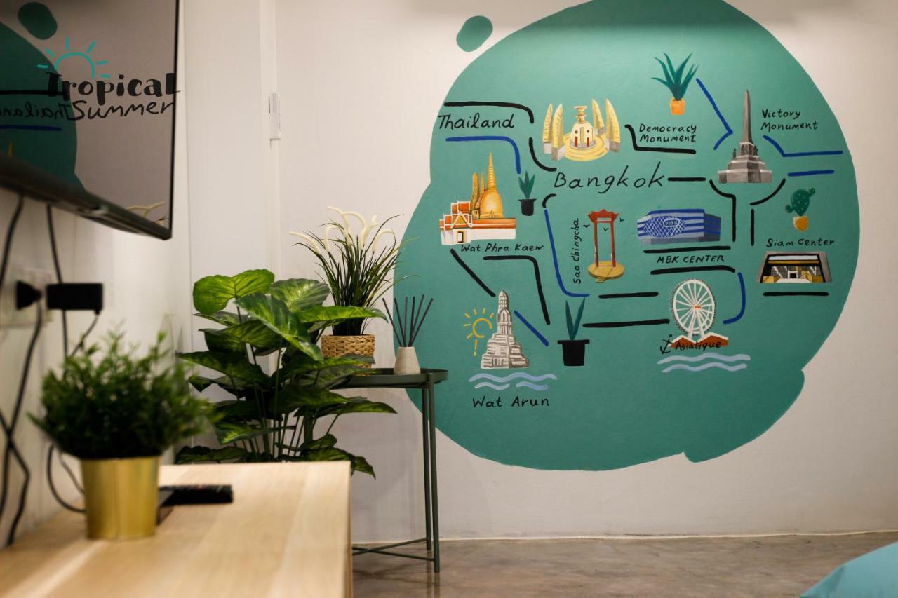 Tropical Summer Hostel Bangkok Dış mekan fotoğraf